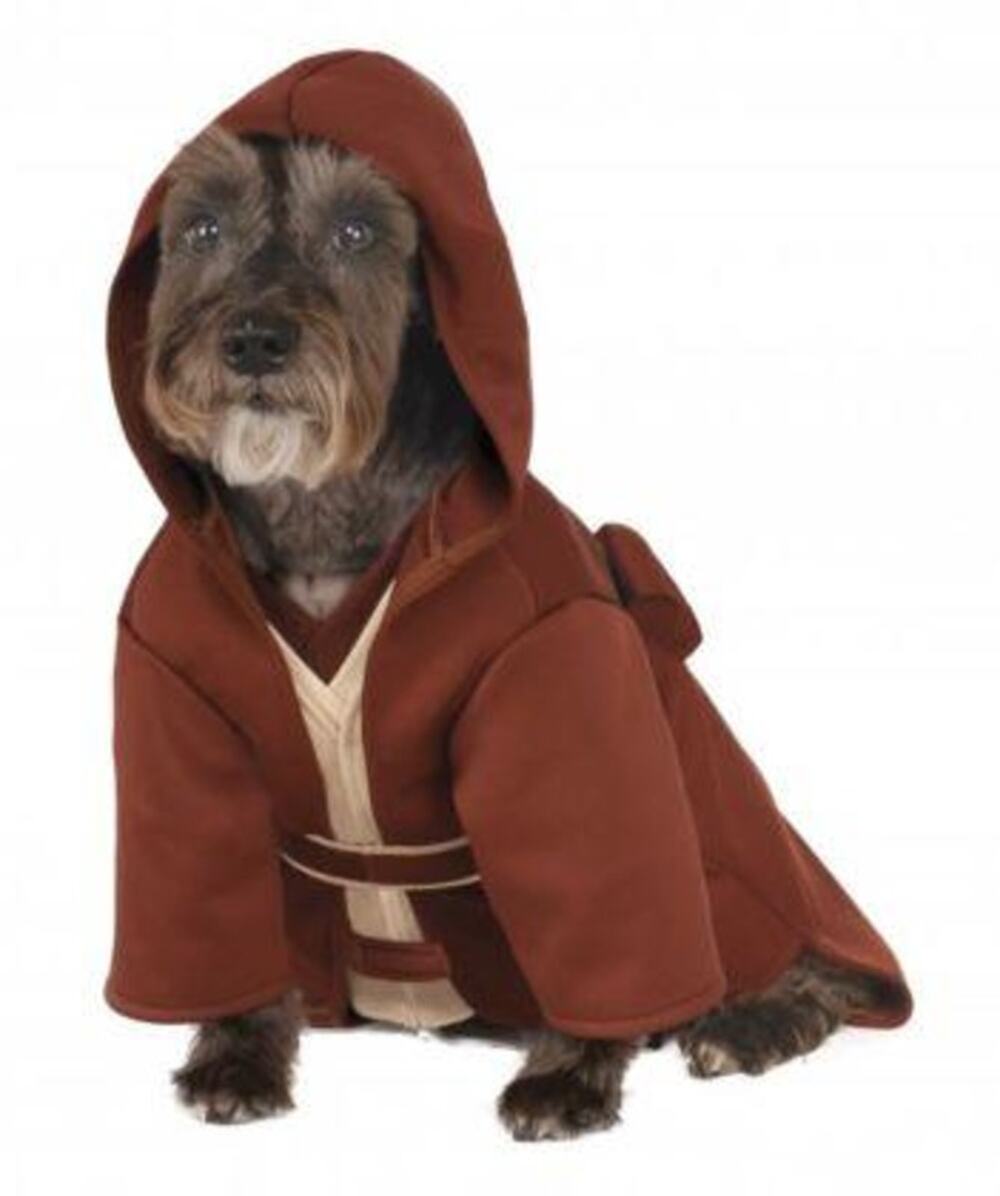 Rubie's Star Wars Classic Jedi Robe Pet Dog Costume Size Large Halloween Tunic